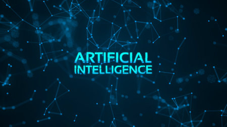 Artificial intelligence animation, 4k footageの写真素材