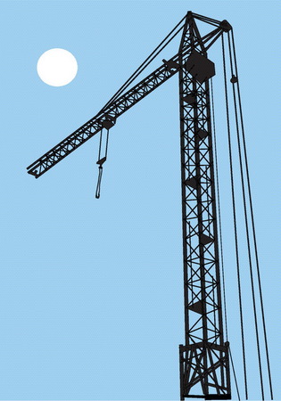 vectorial image of a tower ferrous faucetのイラスト素材