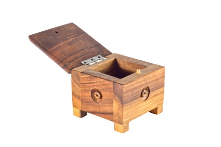 wooden box for female ornaments and jewelry