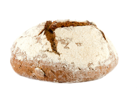 a freshly baked loaf of homemade rye bread