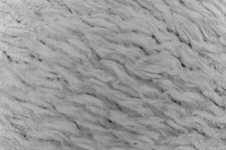 image background of gray synthetic wool fabric