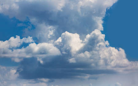 Image natural phenomenon blue sky with white clouds