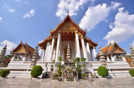 Suthat temple, bangkok, thailandの写真素材