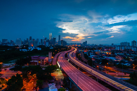 Bluehour from Jelatek with KLLC viewのeditorial素材