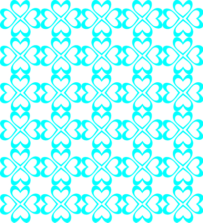 Blue flower pattern