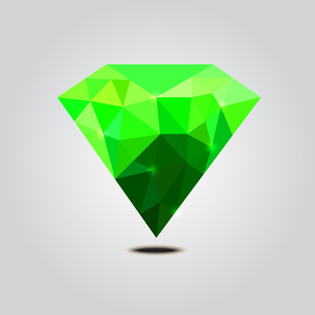 Abstract diamond polygonのイラスト素材