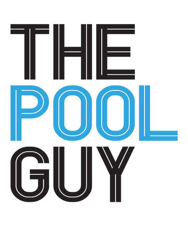 The Pool Guyis a vector design for printing on various surfaces like t shirt, mug etc.のイラスト素材