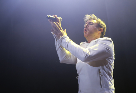 Barcelona, Spain - June 20, 2017 - British band Duran Duran performs live during Sonar advanced music and arts in Barcelona.のeditorial素材