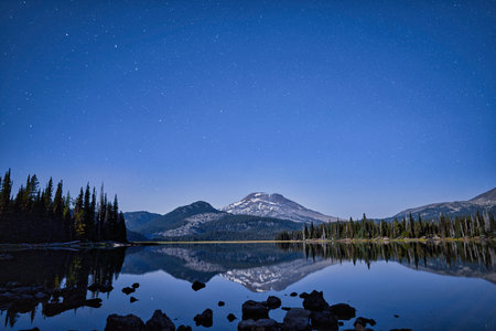 Mount Rainier National Park, Washington, United States of America.の写真素材
