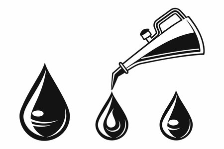 Watering can icon set. Simple illustration of watering can vector icon for webのイラスト素材