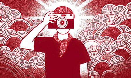 new year 2026 a colorful background with floral pattern.の素材