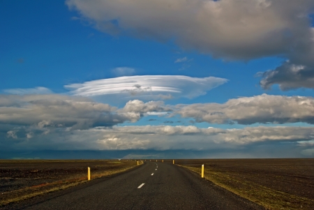 South Iceland roadの写真素材