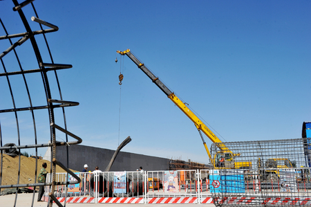 Construction of Beijing high speed railwayのeditorial素材