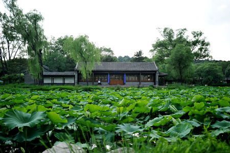 summer scenery in Mountain Resort, Chengde, Hebeiのeditorial素材