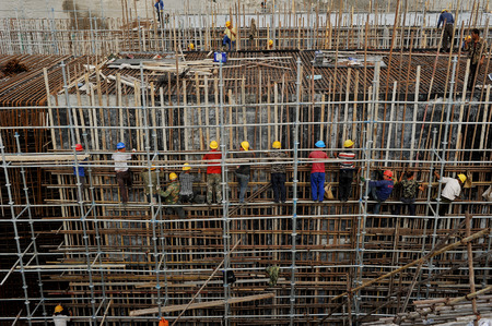 Beijing Zhangjiakou high-speed railway construction