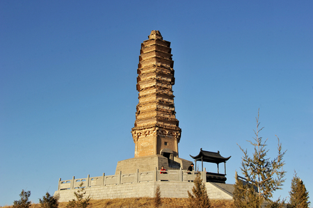 ancient stupa in parkのeditorial素材