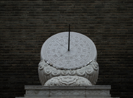 Ancient Chinese traditional  sundial
