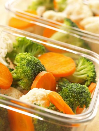 freshly chopped vegetables     の写真素材