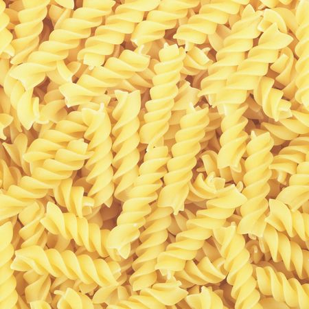 fusilli pastaの写真素材