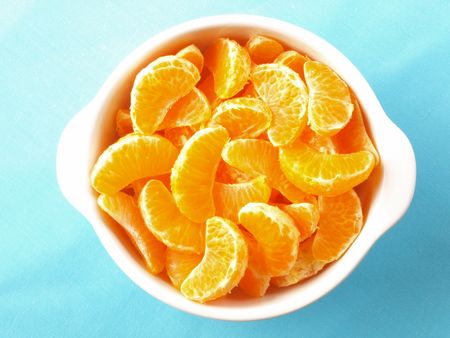 tangerine slices  の写真素材