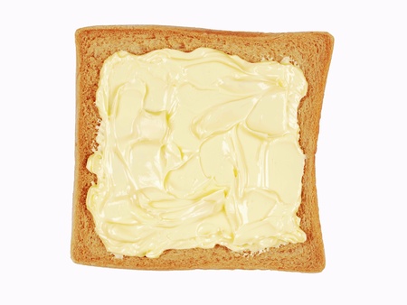 buttered breadの写真素材