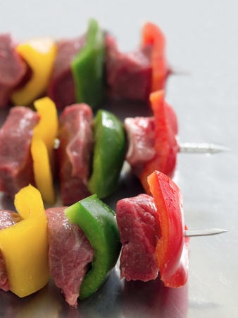beef kebabの写真素材