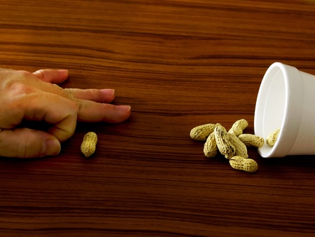 skiving in office, desktop billiardsの写真素材