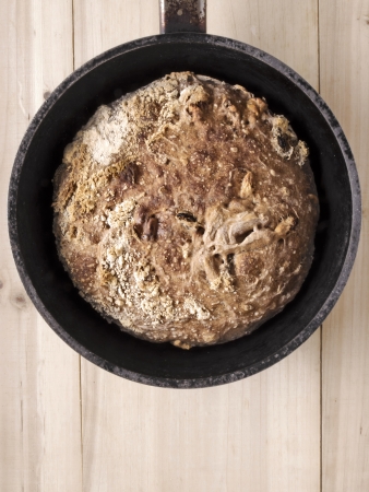 close up of freshly baked bread