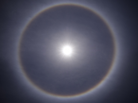 solar halo optical phenomenon