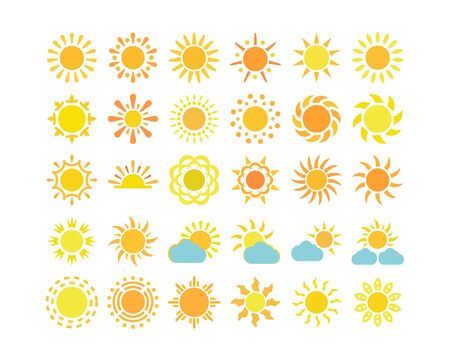 Icon Summer Sun color for any purposes website mobile app presentationのイラスト素材