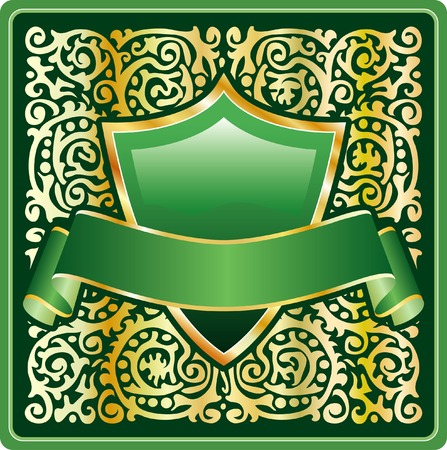 vector green label for various productsのイラスト素材