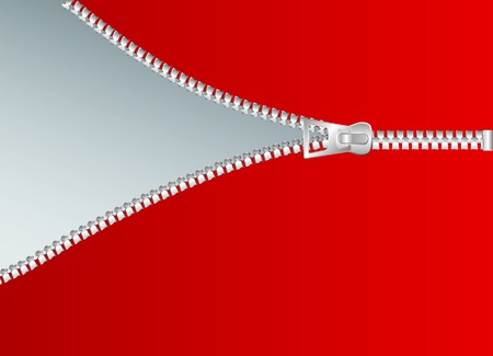 vector illustration of the zipperのイラスト素材