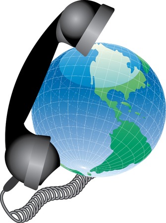 vector icon for global phone connectionのイラスト素材