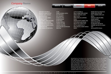 vector layout for abstract web siteのイラスト素材