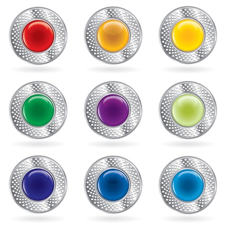   buttons for web, computing etc.のイラスト素材