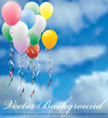 vector background for holidays or birthdayのイラスト素材