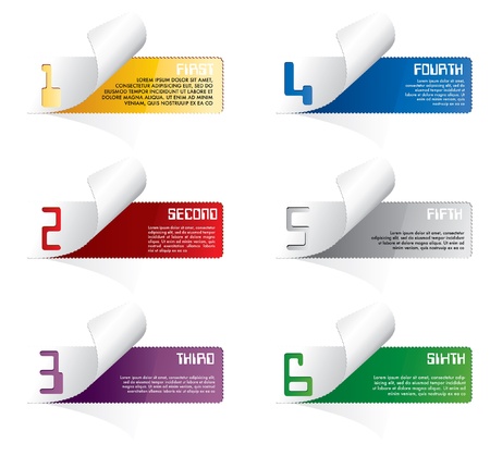 set of modern perforated colorful backgroundsのイラスト素材