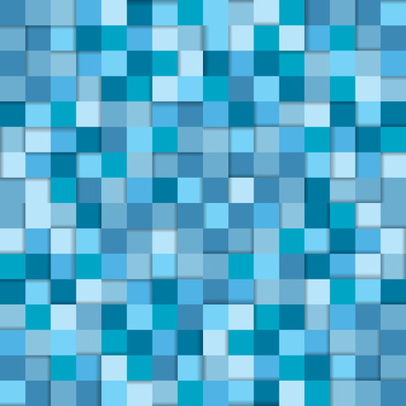 tiles seamless pattern in blue colorsのイラスト素材