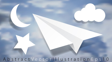 vector abstract illustration for business card, annual report or web siteのイラスト素材