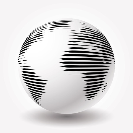 vector simple linear world iconのイラスト素材