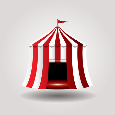 vector circus tent iconのイラスト素材