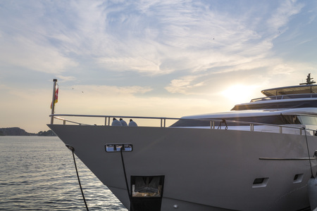 Luxury yachtの写真素材