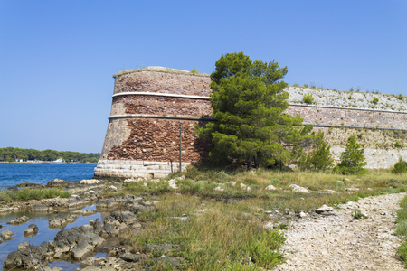 St.Nicolas fortress in Sibenik,Croatiaのeditorial素材