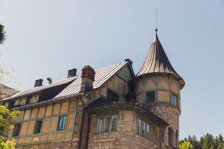 Old medieval castle Stara Susica in Gorski Kotar in Croatiaのeditorial素材