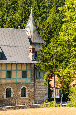 Old medieval castle Stara Susica in Gorski Kotar in Croatiaのeditorial素材