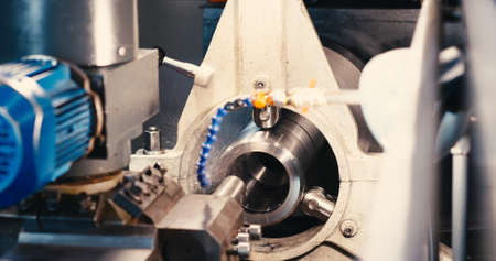 The work of a lathe for cutting metal parts of the shaft with cutting tools. The process of...