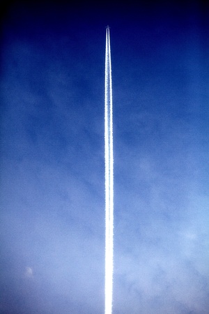 airplane in the sky