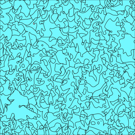 Turquoise background with patterns, seamless pattern, vectorのイラスト素材