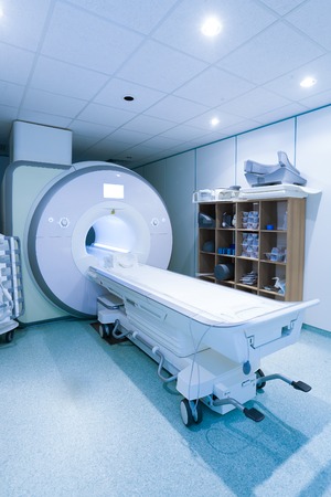 Magnetic resonance spectroscopy machine in hospital laboratory.の写真素材