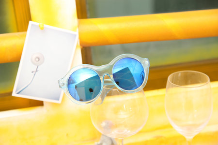 Fashion sunglassesの写真素材